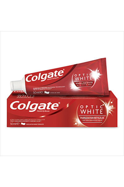 Colgate Optic White Parıldayan Beyazlık Diş Macunu 50 Ml 3 ADET