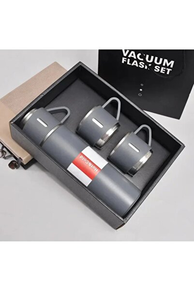 Novamtrend 3 bardaklı vakumlu 500/550 ml termos