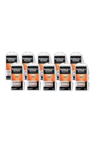 Duracell Activair 312 Kulaklık Pili 6lı Blister - 10lu Paket