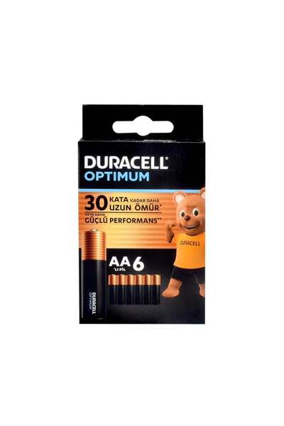 Duracell Optimum AA Kalem Pil 6lı
