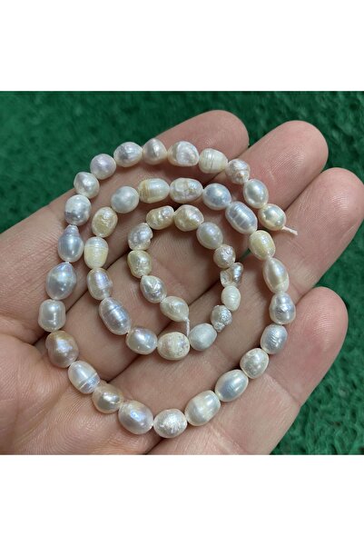 TAŞ UZMANI لؤلؤ طبيعي باروكي 6 ملم