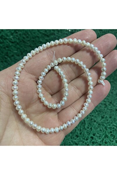 TAŞ UZMANI لؤلؤ بيض طبيعي 5 ملم