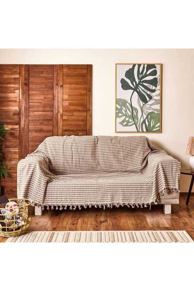 KUT FLY Soft Dama Sofa Cover - Ecru / Beige - 180X200 cm