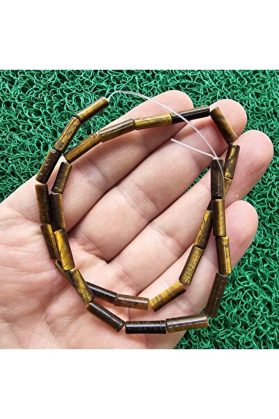 TAŞ UZMANI حجر عين النمر البني الأسطواني 4 مم