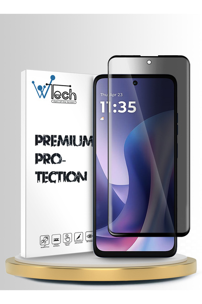 Wtech Motorola Moto G57 5G 2025 Premium Edge-Pro Series Privacy Full Cover Te...
