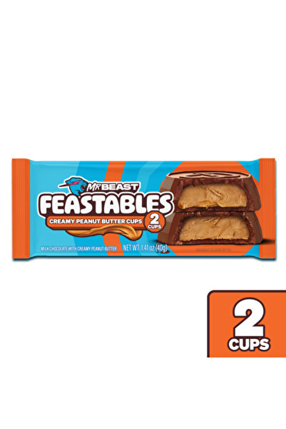 yitian yimian Feastables Kremalı Fıstık Ezmesi Bardakları( 2 ADET )