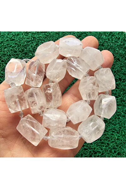 TAŞ UZMANI حجر كوارتز كريستال مستطيل 15x20 ملم