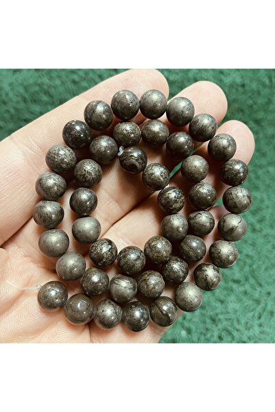 İNCİ DOĞAL TAŞ حجر البيريت الكروي 8 مم