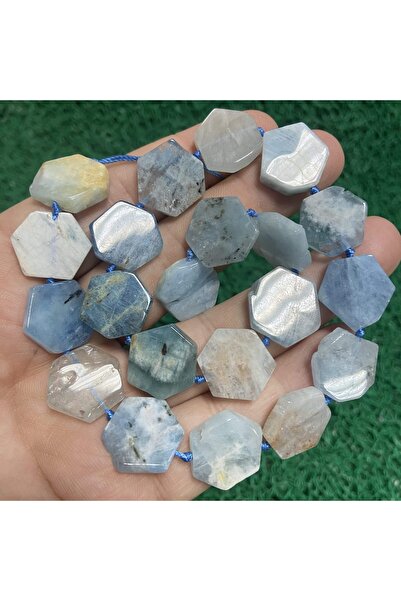 TAŞ UZMANI حجر الأكوامارين الخلوي 17 مم