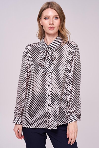 Journey Şifon Gömlek-Kravatlı Bluz