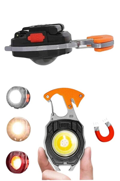 Epilons Çok İşlevli Acil Durum Işığı USB Şarjlı Cep Feneri 7 Farklı Mod