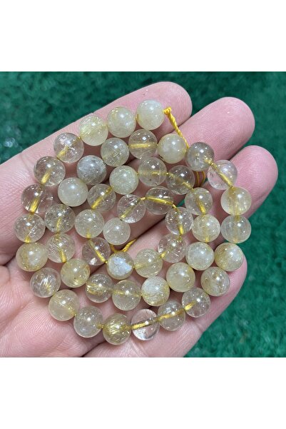 TAŞ UZMANI حجر كوارتز روتيل كروي 8 مم