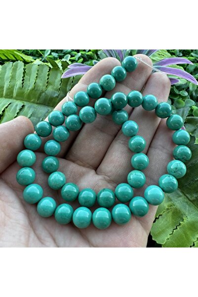 TAŞ UZMANI حجر الفيروز الأخضر الكروي 8 ملم