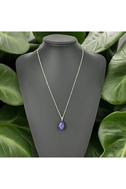 TAŞ UZMANI قلادة من حجر العقيق الأرجواني من Yayvan Drop