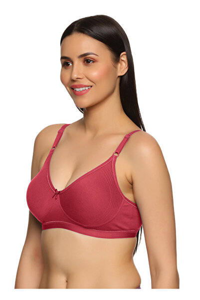 TEENS LIFESTYLE Signature Side Support Non Padded Wire Free Everyday Bra with Contoured Shaper Panel (Pack of 2)
