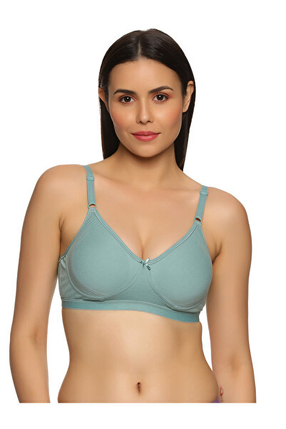 TEENS LIFESTYLE Signature Side Support Non Padded Wire Free Everyday Bra with Contoured Shaper Panel (Pack of 2)