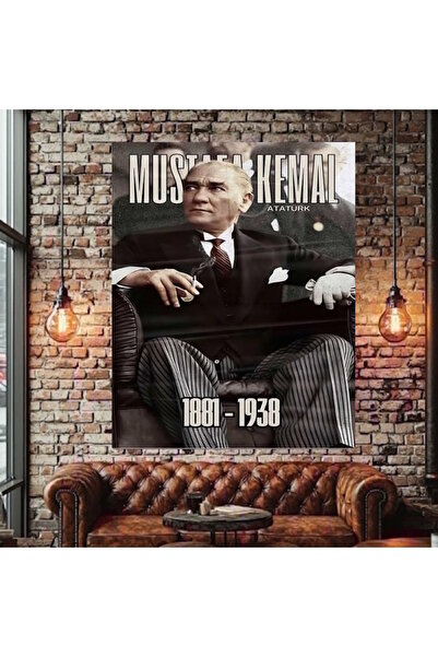 özkacar ATATURK ISTORIJA SLIKA NA PLATNU ZA ZID DOMA, DNEVNE SOBE, KANCELARIA...
