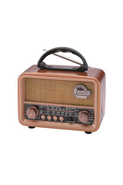 Microdigit MD011R Wireless Rechargeable Radio, Classic FM Radio