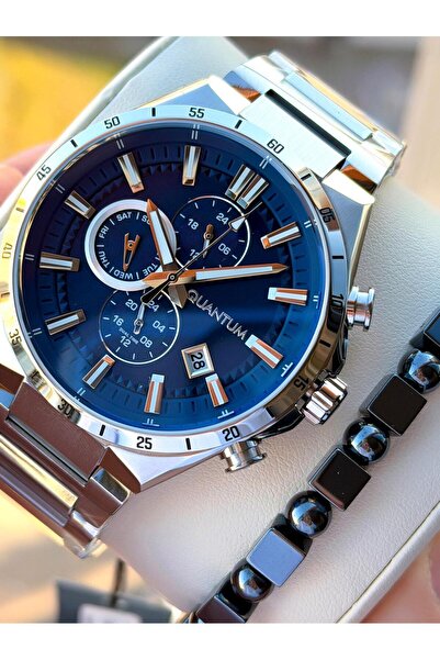 Quantum 2 Years Warranty 100 Mt Water Resistant + Complete Steel Blackening C...