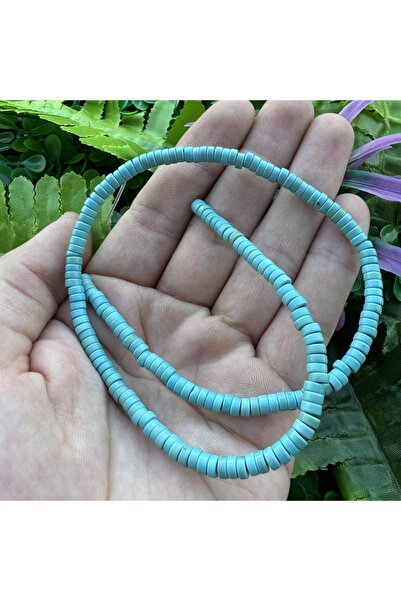 İNCİ DOĞAL TAŞ حجر الفيروز القرصي 4 مم