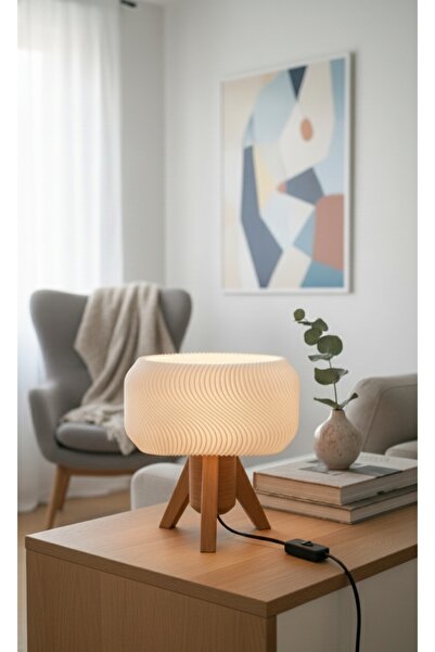 hediyesepetinde Modern Design Table Lamp – E27 Compatible Decorative Lighting