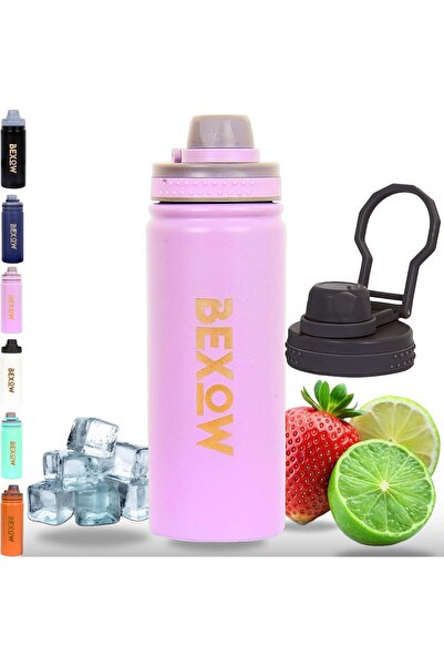 BEXOW Double Wall Vacuum Flask Insulated Stainless Steel Water Bottle for Hot...