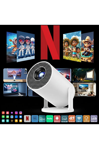 Generic LED Hy300 Home Theatre Multimedia Projector with Highlight Coating Lens