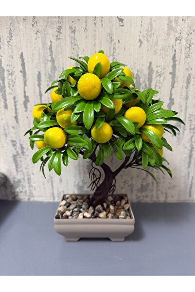 BAŞYAPI DİZAYN Dekoratif Yapay Limon Ağacı