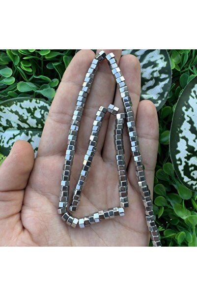 TAŞ UZMANI حجر الهيماتيت الفضي 6×3 مم