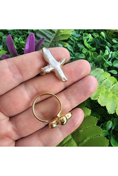 TAŞ UZMANI الصليب خاتم اللؤلؤ الطبيعي