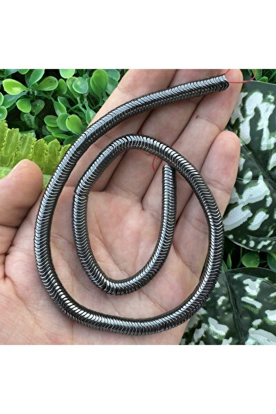 TAŞ UZMANI حجر الهيماتيت المدخن على شكل ثعبان 6x1 ملم