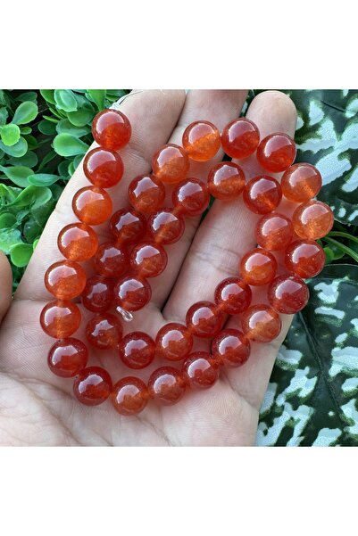 TAŞ UZMANI Globe Carnelian Agate Stone 10 mm