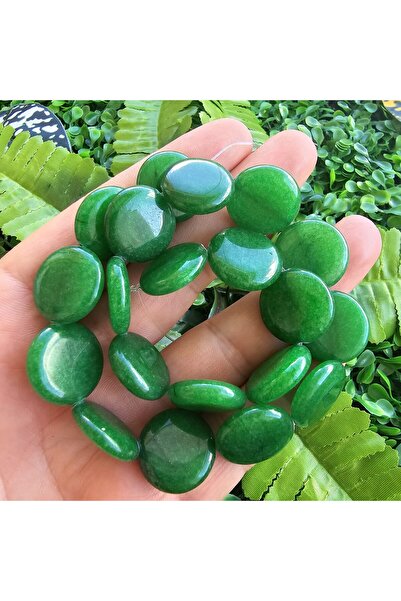 İNCİ DOĞAL TAŞ تابلت افينتورين ملون بحجر الكوارتز 20 ملم