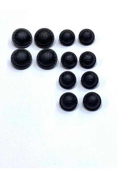 karantuhafiye Jacket And Trench Coat Set Button Leather Look Black