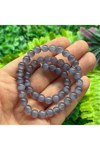 TAŞ UZMANI حجر عين القط الأرجواني 8 مم