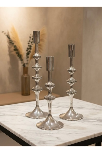 Elips Hediyelik 3’lü Dekoratif Mumluk