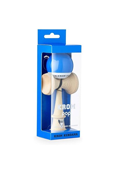 Kendama Europe Kendama Krom POP skill toy, Blue, cups 4.5 cm, 4 cm, string 51...