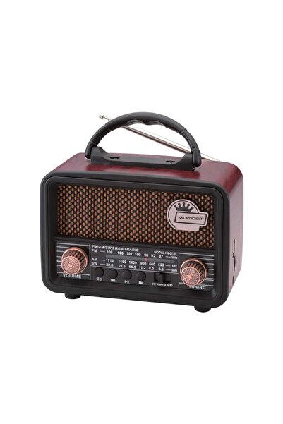 Microdigit MD011R Wireless Rechargeable Radio, Classic FM Radio