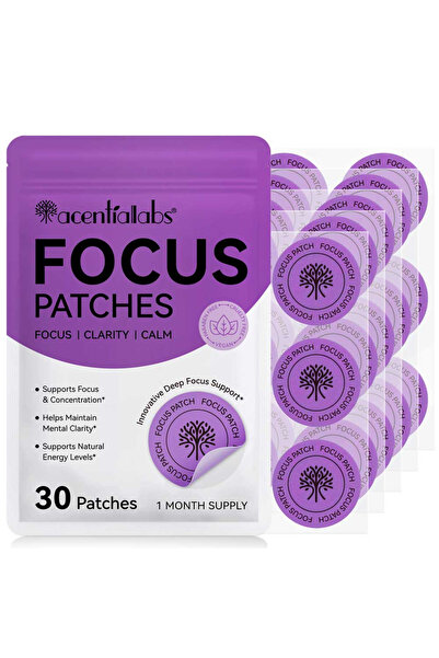 NOVA KISS Επιθέματα FOCUS - Συγκέντρωση, Πνευματική Διαύγεια και Ηρεμία, 30 τ...