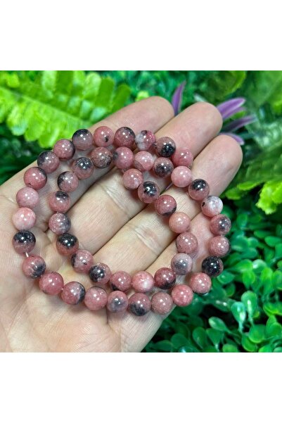 TAŞ UZMANI حجر رودونيت كروي AAA بقطر 8 مم
