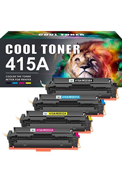 AMİDA خرطوشة حبر 415A متوافقة مع اتش بي 415M479fdw M479dw M454dw (أسود، سماوي...