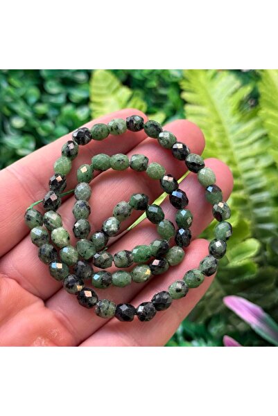 TAŞ UZMANI حجر أنيوليت أرابي مقطوع بشكل متعدد الأوجه 6×6 مم