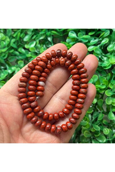 TAŞ UZMANI حجر جاسبر أحمر روندلا 8×5 ملم