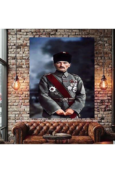 özkacar ATATURK TABLIE PE PÂSLĂ CU SCHIMBĂNTE DE DESENĂTORI, DECOR PENTRU CAS...