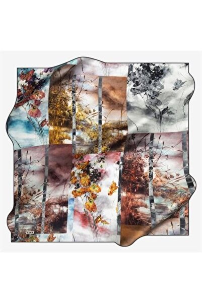 Aker Sura İpek Eşarp IST 7684701 - 312 Siyah Karışık Desen