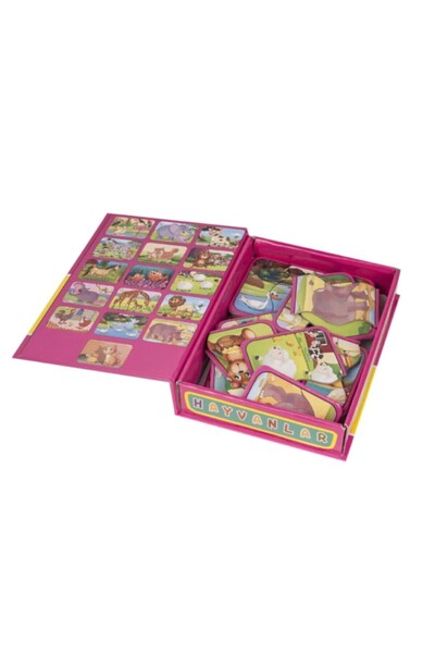 PlayZen Okul Öncesi Eğitici 3’lü Set – Hayvanlar, Kavramlar ve Meyve-Sebze Kartları | 3+
