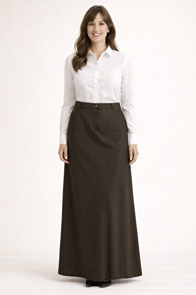 GARNİ Дълга пола тип молив с дължина 102 см