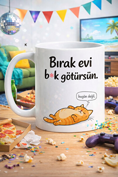 uğurlu dükkan Leave Home, You Will Be Happy Printed Mug