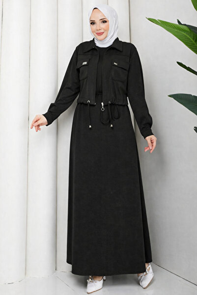 Arden Butiq TESETTÜR İKİLİ SPOR ELBİSE (CEPLİ)