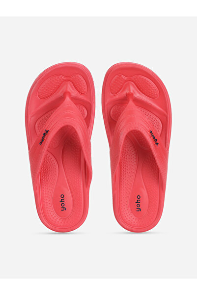 YOHO By Styli Red Drizzle Soft Slippers
